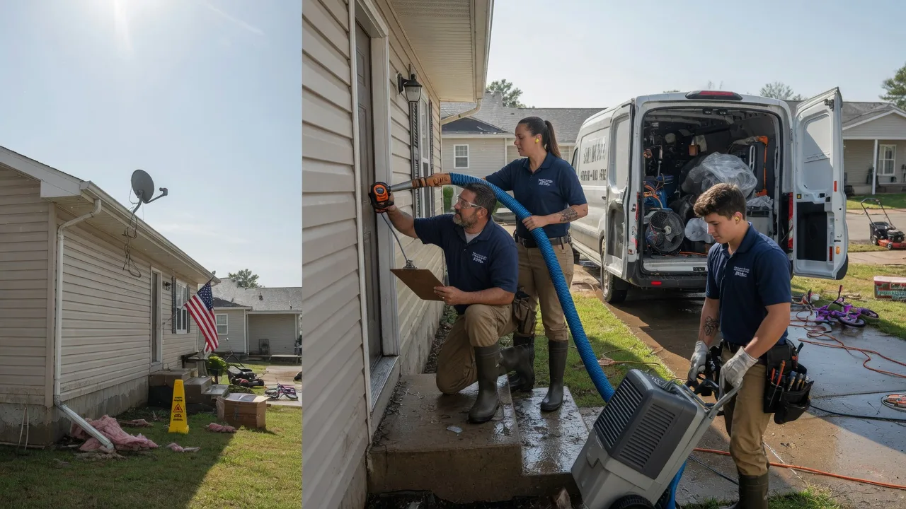 Ceiling Water Damage Restoration in Clayton, IL near me
